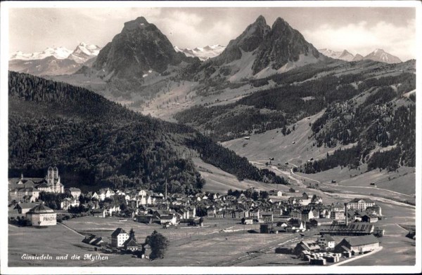 Einsiedeln, Tausend Jahre Maria Einsiedeln 1934 Vorderseite