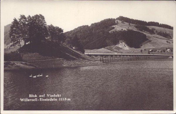 Willerzell - Einsiedeln - Blick auf Viadukt