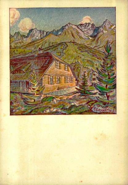 H. Gaschen, Bergwelt Vorderseite