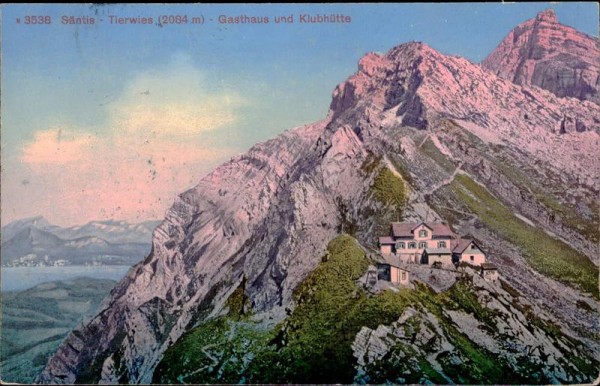 Säntis, Tierwies Vorderseite