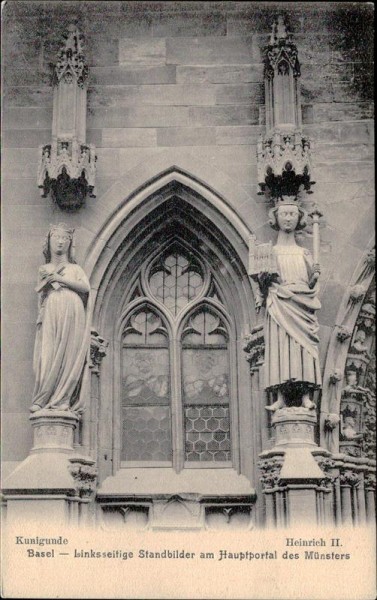 Cathédrale de Bâle Vorderseite