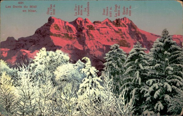 Les Dents du Midi Vorderseite