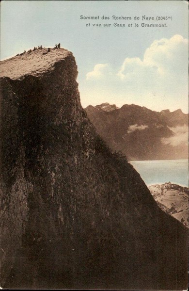 Sommet des Rochers de naye et vue sur Caux et le Grammont Vorderseite