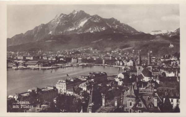 Luzern mit Pilatus