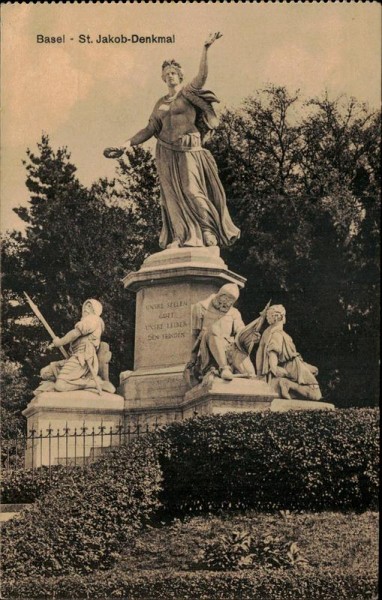 Basel - St. Jakob-Denkmal Vorderseite