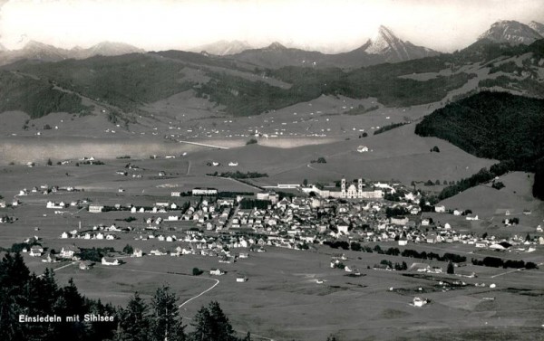 Einsiedeln mit Sihlsee Vorderseite