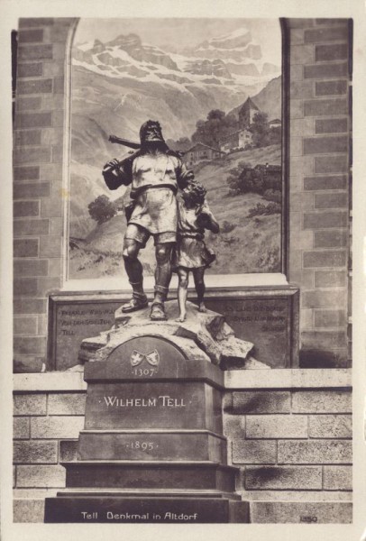 Wilhelm Tell Denkmal in Altdorf