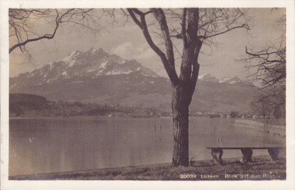 Blick auf den Pilatus, Luzern