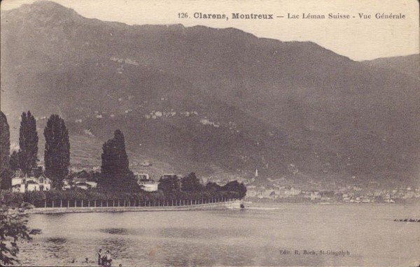 Clarens, Montreux - Lac Léman Suisse - Vue Générale