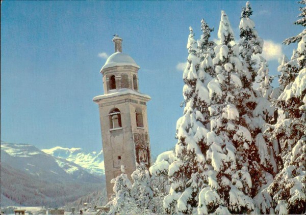 St. Moritz - Schiefer Turm Vorderseite
