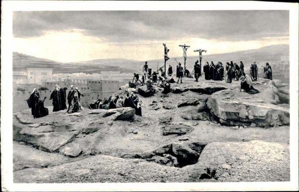 Einsiedeln, Panorama Kreuzigung Christi Vorderseite