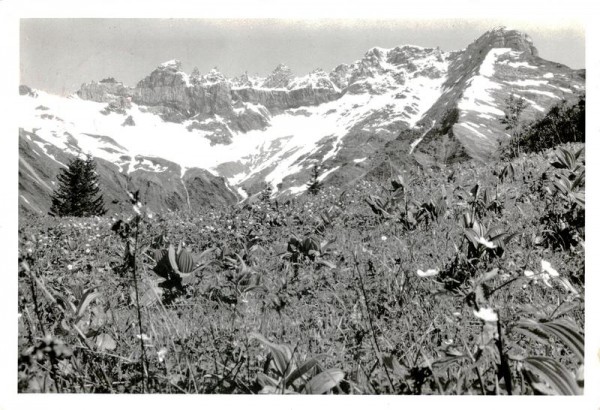 Segnespass, Martinsloch, Tschingelhörner und Piz Ofen, Elm Vorderseite