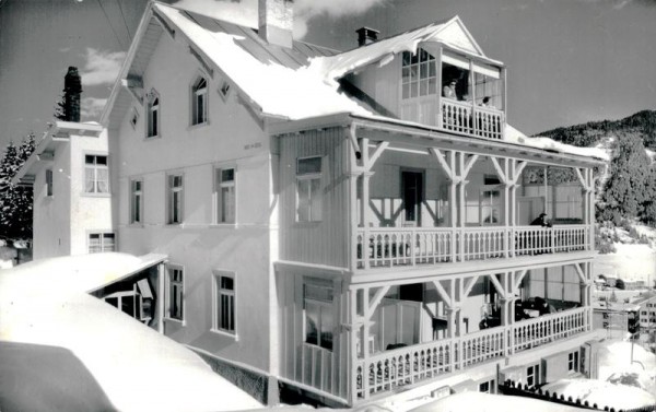 Haus am Berg, Davos-Dorf Vorderseite