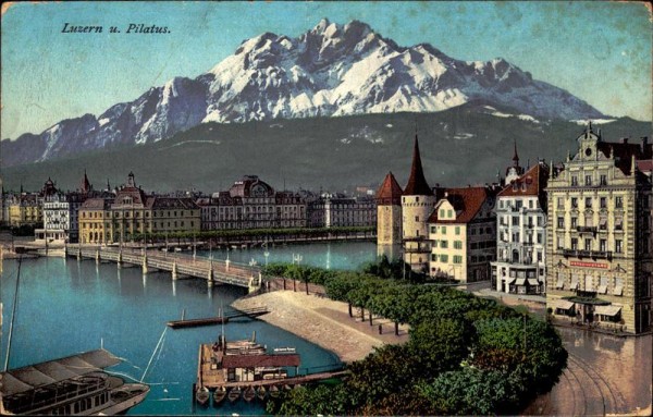 Luzern und Pilatus Vorderseite