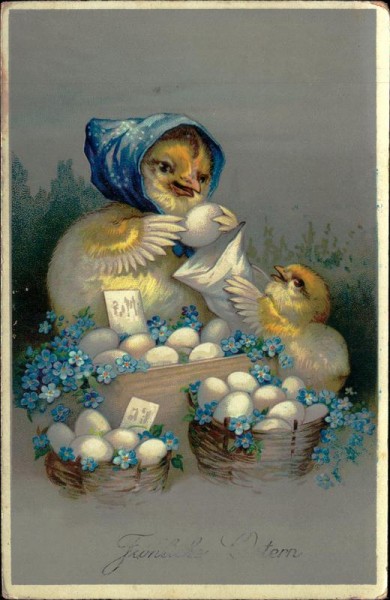 Fröhliche Ostern Vorderseite