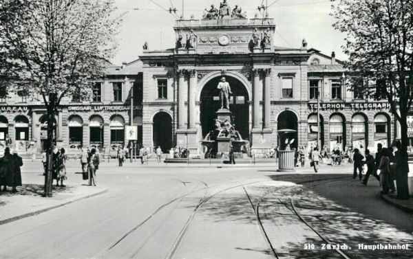 Zürich, Hauptbhanhof Vorderseite