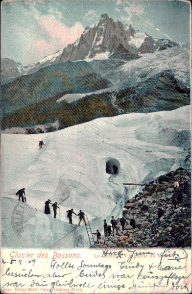 Glacier des Bossons Vorderseite