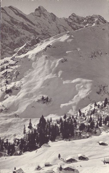 Mürren, Blumental, Schiltgratabfahrt, Gspaltenhorn