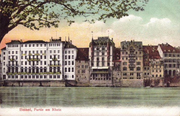Basel Partie am Rhein