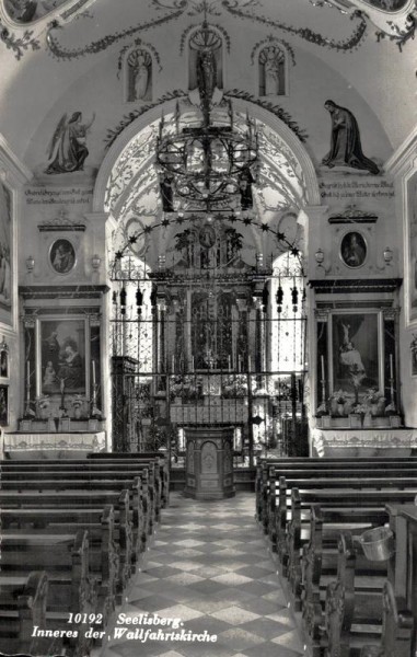 Seelisberg, Inneres der Wallfahrtskirche Vorderseite