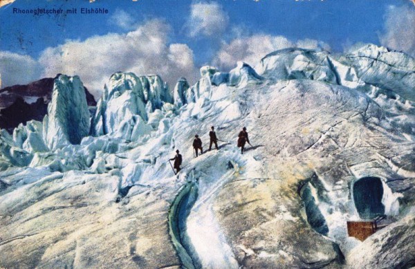 Rhonegletscher mit Eishöhle