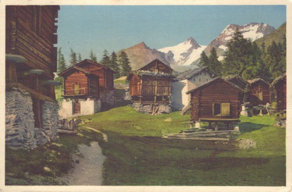 Bei Saas-Fee, Fletschhorn-Laquinhorn