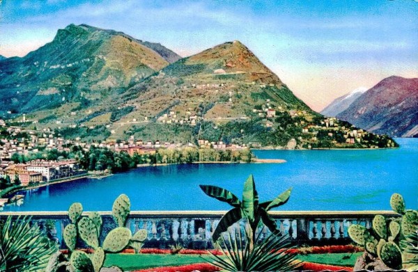 Lugano. Monte Brè Vorderseite