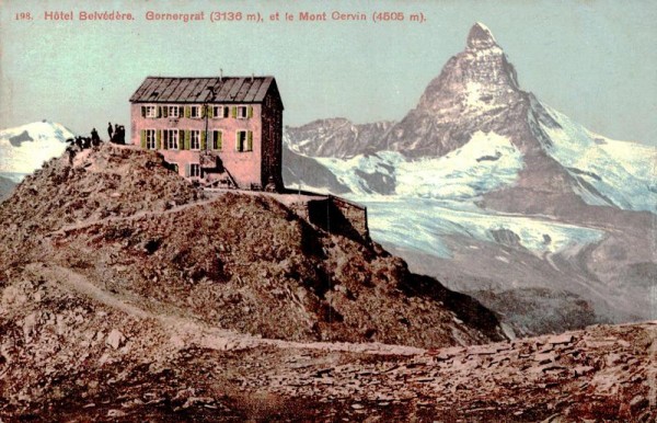 Hôtel Belvédère, Gornergrat et le Mont Cervin Vorderseite