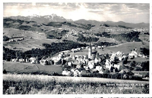 Kurort Rehetobel mit Säntis Vorderseite