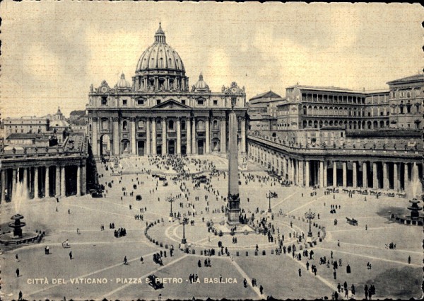 Città del Vaticano - Piazza di S. Pietro- La Basilica