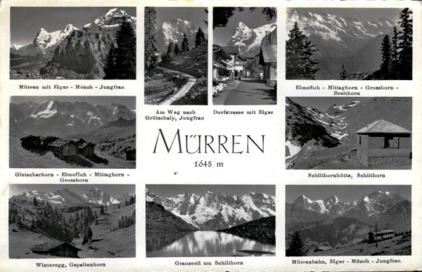 Mürren  Vorderseite