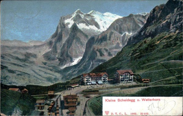 Kleine Scheidegg Vorderseite