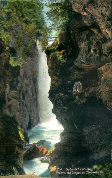 Biel, Taubenlochschlucht Vorderseite
