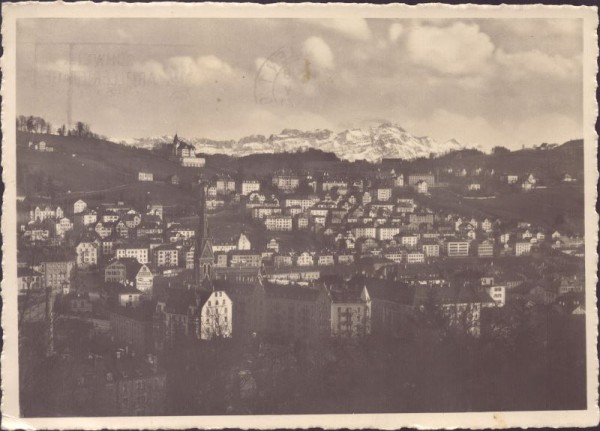 St. Gallen mit Säntis