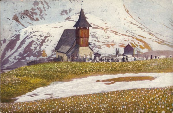 Frühlingserwachen in Arosa. 1911