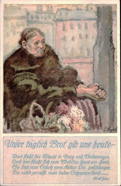 Unser täglich Brot... Kriegsnotunterstützung der Stadt Zürich Vorderseite