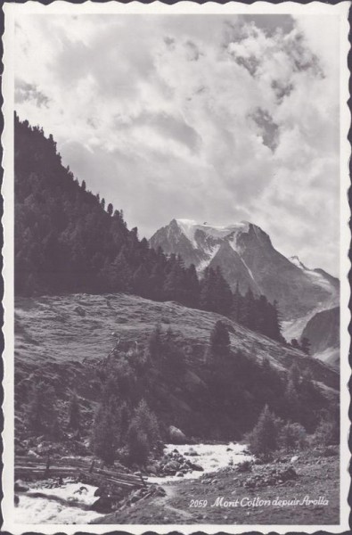 Mont Collon depuis Arolla Vorderseite