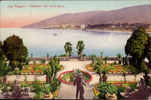 Giardino dell Isola Bella, Lago Maggiore. 1924