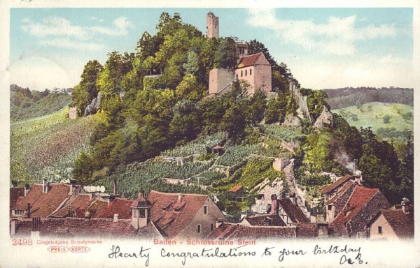 Baden Schlossruine Stein