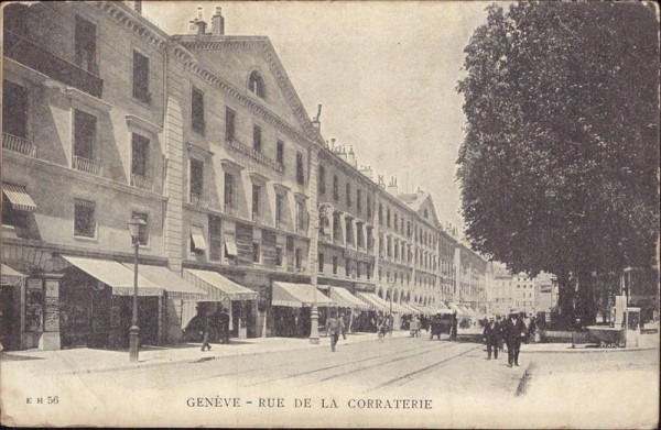 Genève - Rue de La Corraterie Vorderseite