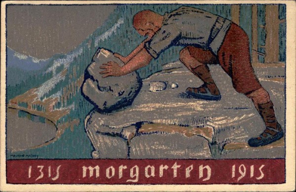 Morgarten, 1315-1915 Vorderseite