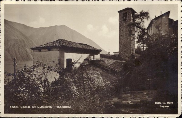 Lago di Lugano - Gandria Vorderseite
