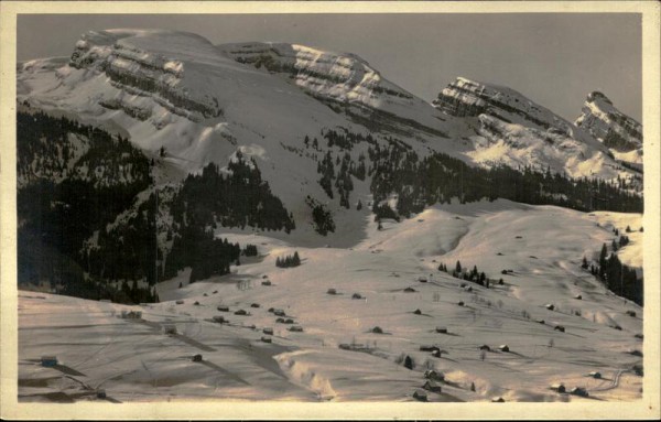 Unterwasser, Churfirsten Vorderseite