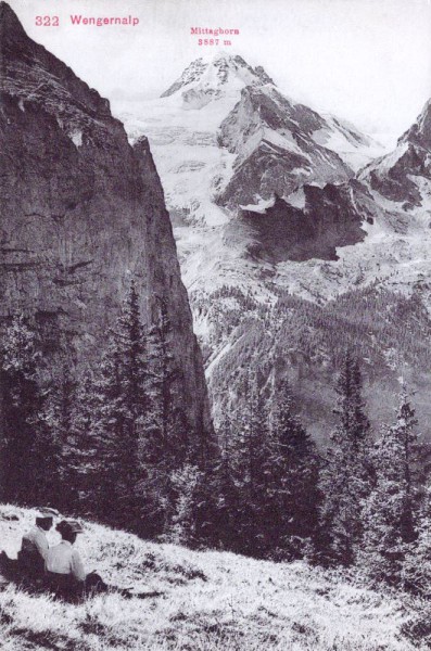 Wengernalp und Mittaghorn (3887m)