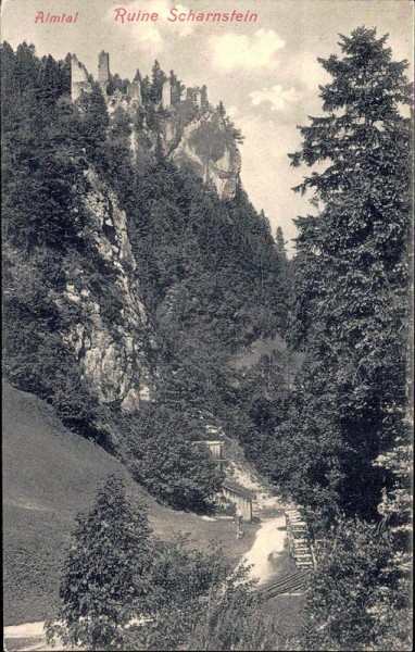 Burgruine Scharnstein Vorderseite