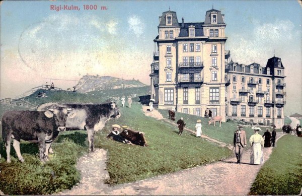 Rigi-Kulm (1800 m) Vorderseite