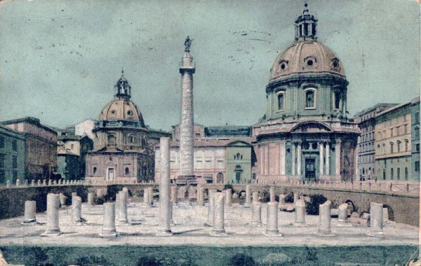 Foro e Colonna Traiana, Palazzo Valentini, Santa Maria di Loreto Vorderseite