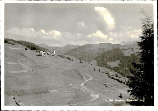 Mathon - Schamserberg Vorderseite