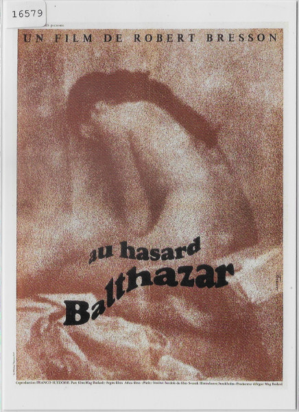 Au Hazard Balthazar de Rober Bresson 1966