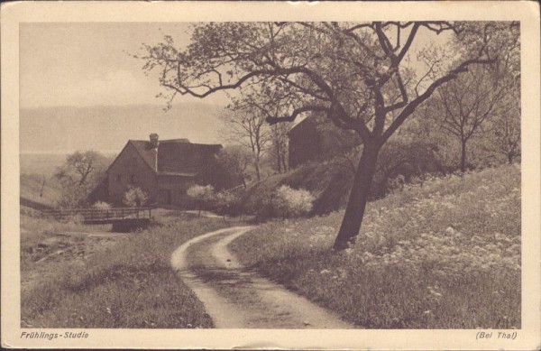 Frühlingsstudie bei Thal